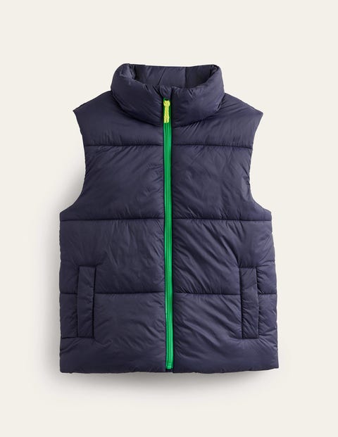 Boden Fife Quilted Gilet Navy Women