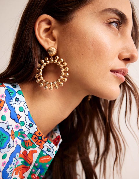 Gold statement deals earrings australia