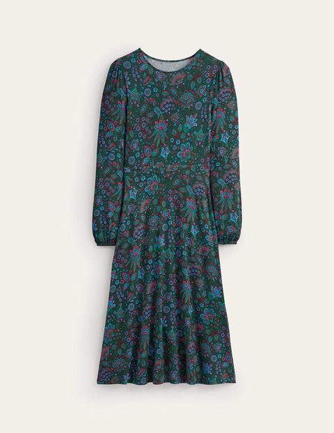 Boden Midi Dress US Jersey - Black, | Lily Camille