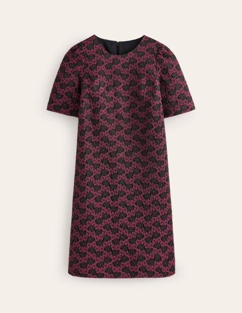 Boden Structured Jacquard Mini Dress Jacquard Floral Women