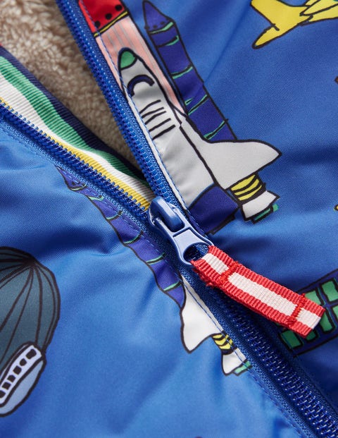 Boden blue sherpa lined anorak deals