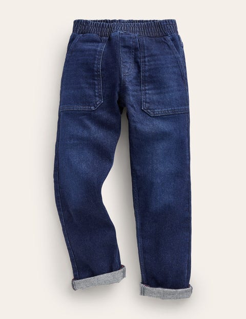 Shop Mini Boden Denim Pull On Jeans Dark Wash Boys Boden