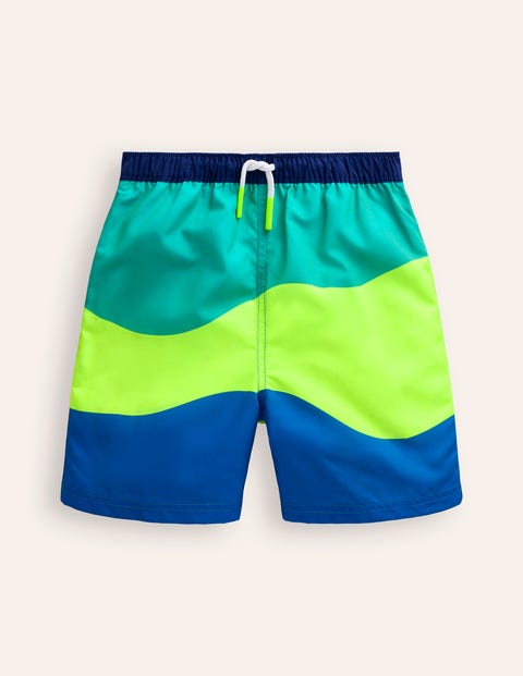 Board Shorts College Navy Ivory Stripe Boden EU