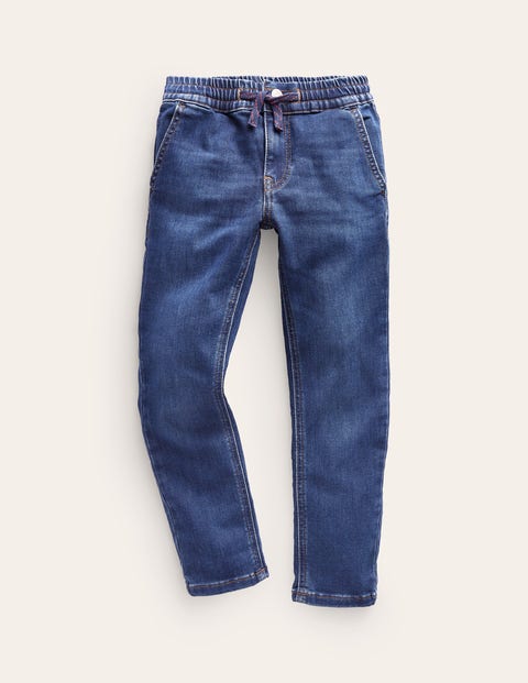 Jersey Skinny Jean Blue Boys Boden, Mid Vintage