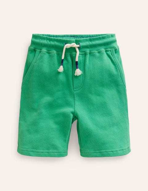 Basic-Sweatshorts Jungen Boden