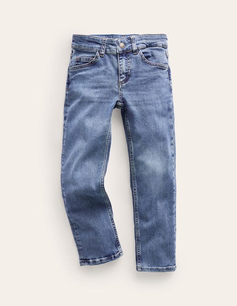 Adventure-flex Slim Jeans Blue Boys Boden, Mid Vintage