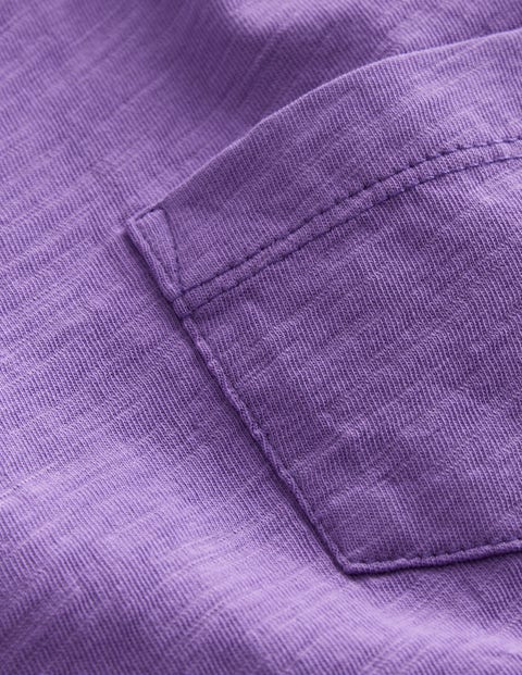 Long-sleeved Washed T-shirt - Crocus Purple | Boden US