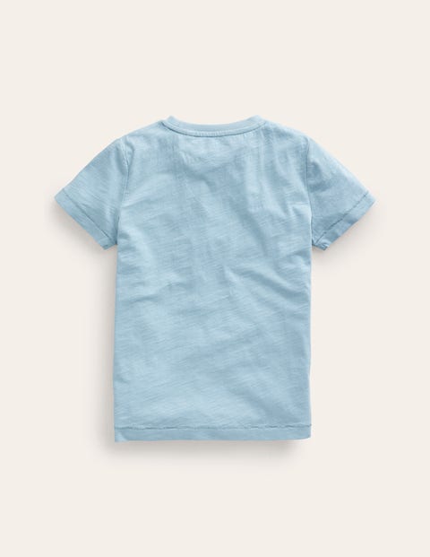 Washed Slub T-shirt - Vintage Blue | Boden US