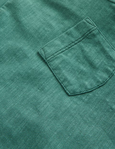 Washed Slub T-shirt - Spruce Green | Boden US