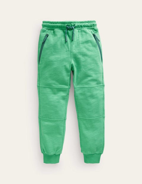 Mini Boden Kids' Warrior Knee Joggers Pea Green Boys Boden