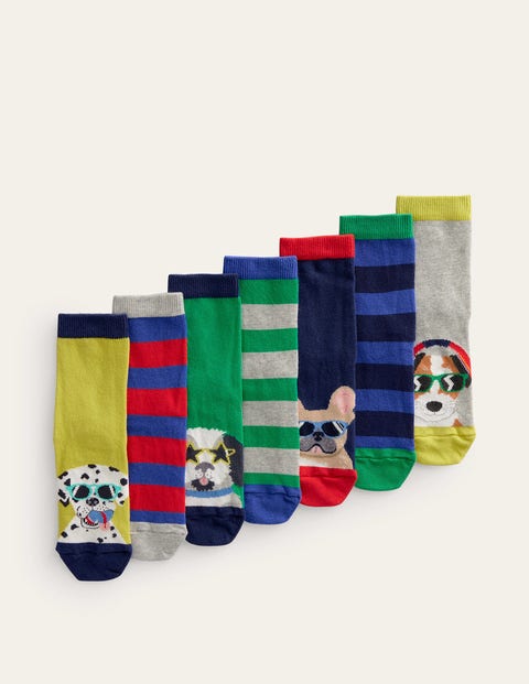 Socks 7 Pack Multi Boys Boden