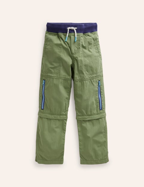 Zip-off Techno Pants - Safari Green