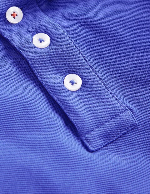 Piqué Polo Shirt - Blue Heron | Boden US