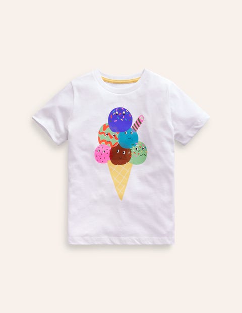 Eiscreme-T-Shirt Jungen Boden