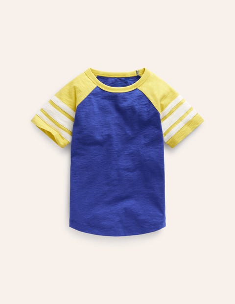 Short Sleeve Raglan T-shirt Blue Boys Boden