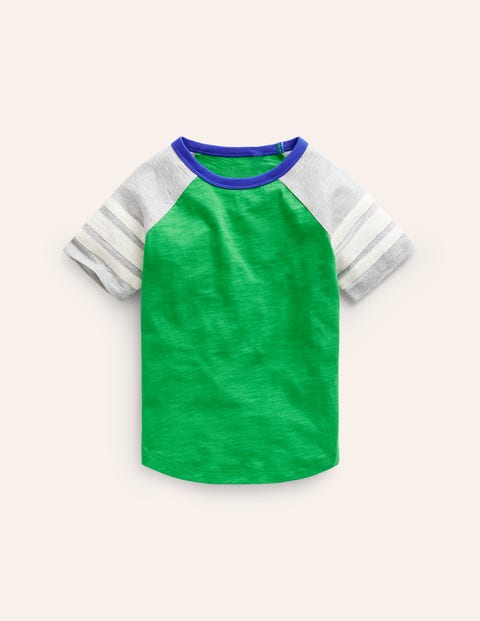 Short Sleeve Raglan T-shirt Green Boys Boden