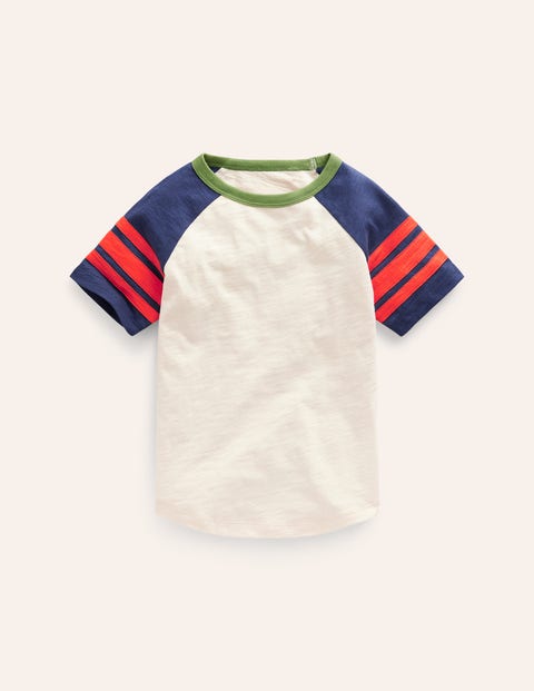 Kurzärmliges T-Shirt mit Raglan-Ärmeln Jungen Boden