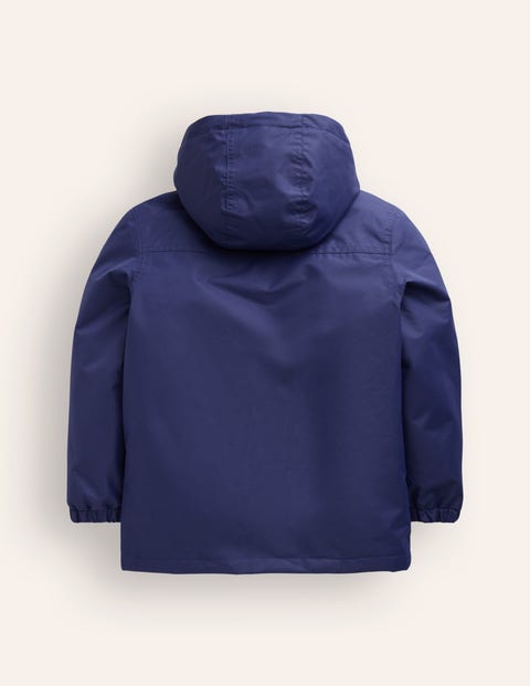 Boys navy waterproof coat on sale