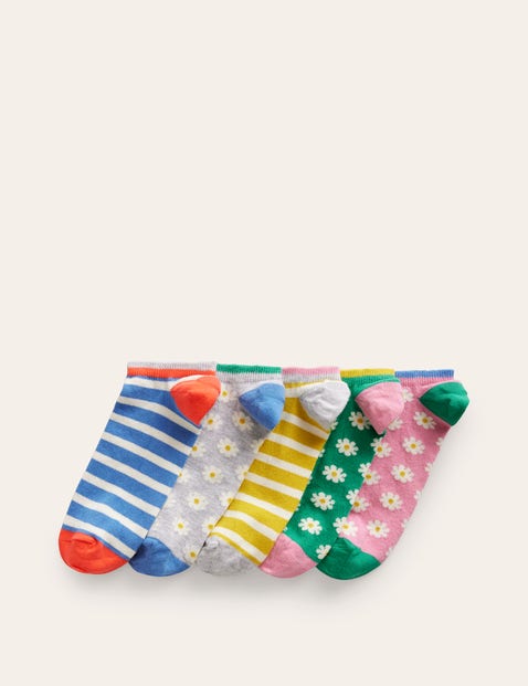 Trainer Socks 5 Pack - Multi Spring | Boden US