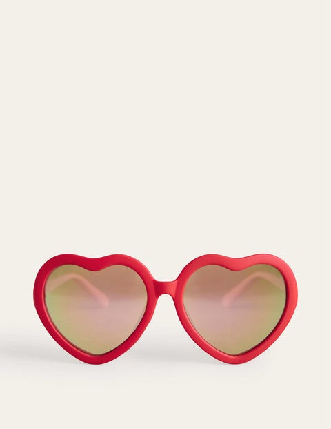 Boden Kids' Fun Sunglasses Red Hearts Girls