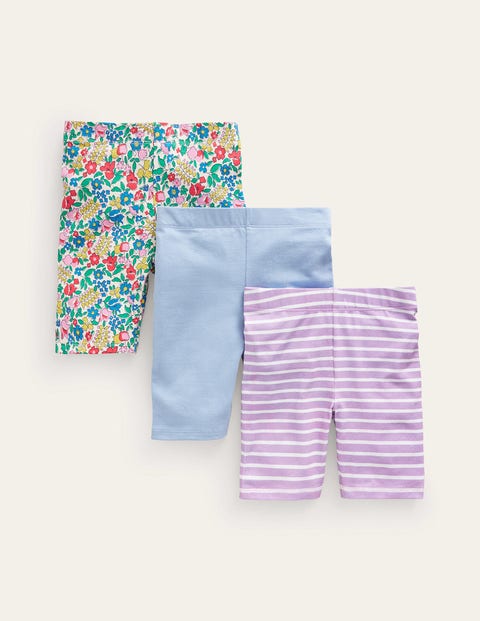 3-Pack Cycling Shorts Multi Girls Boden