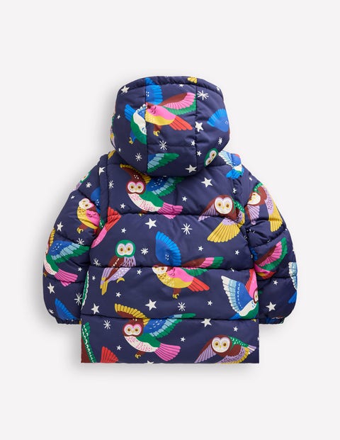 2 in 1 Padded Coat College Navy Owls Boden US