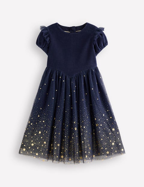Boden Girls Rose Pink Esther Metallic Party Dress