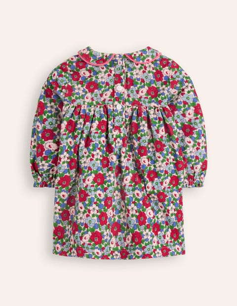 Woven Party Dress Glacier Blue Floral Boden US