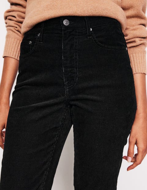 5 Pocket Cord Slim Jeans Black Boden US