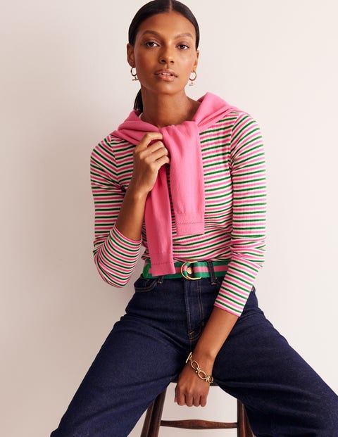 Damen Funktionsshirt, Langarm, Mit Rundhalsausschni Produktbild-Vorschau 3