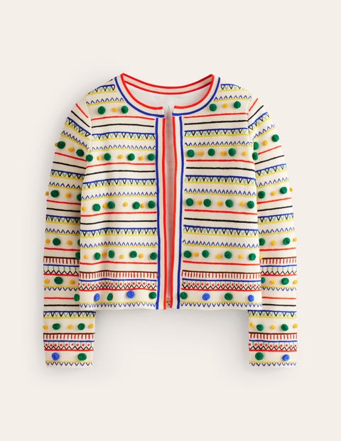 Strickjacke mit bommeln Clearance