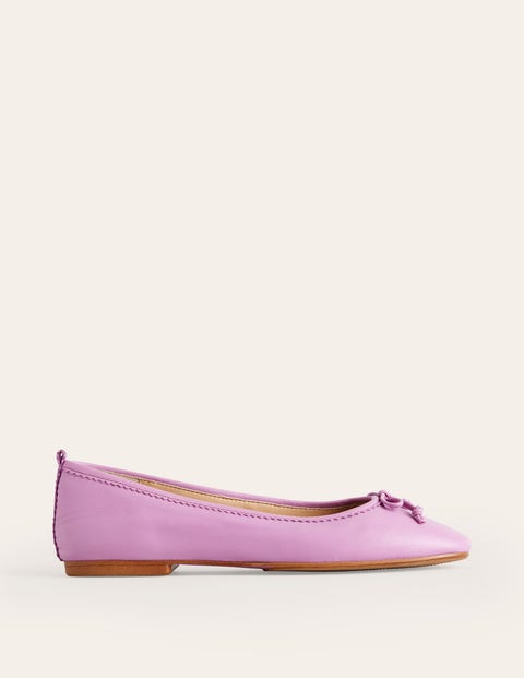 Boden Flexible Sole Ballet Pumps Mulberry Leather Women  In Pattern