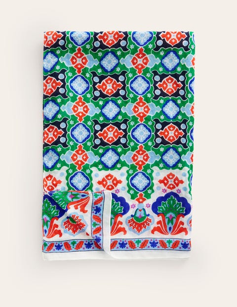 Sarong-Schal mit Muster Damen Boden