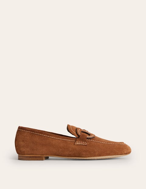Stitched Snaffle Loafer Brown Women Boden