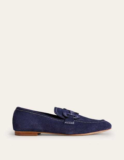 Stitched Snaffle Loafer Blue Women Boden