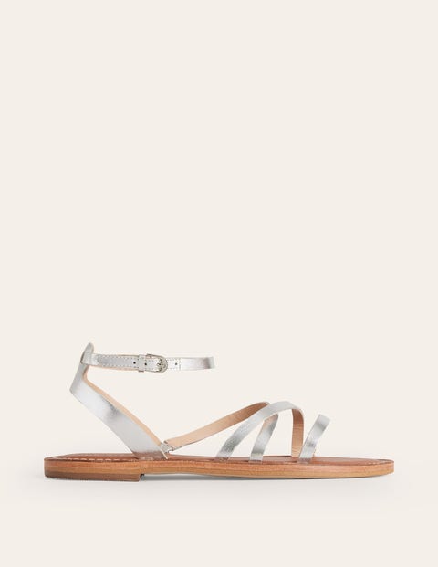 Everyday Flat Sandals Metallic Women Boden
