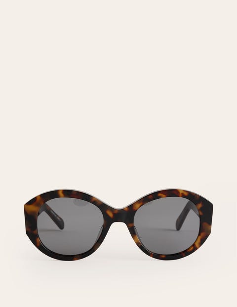 Boden Oval Sunglasses Tort Women  In Brown