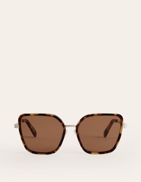 Angular Sunglasses Brown Women Boden