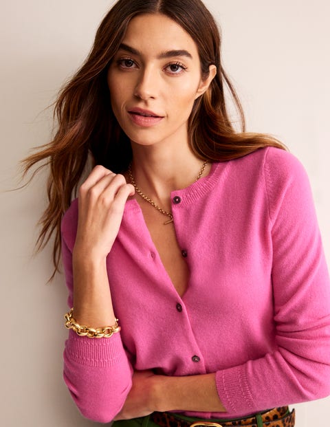 Women's Pink Long Sleeve Sweaters & Cardigans | Boden US