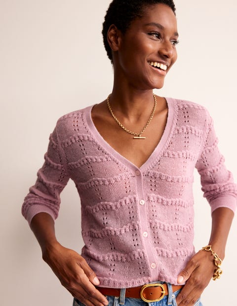 Women\'s Pink Long Sleeve Sweaters & Cardigans | Boden US