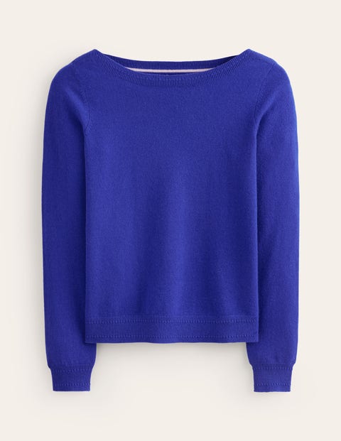 boat neck cashmere jumper