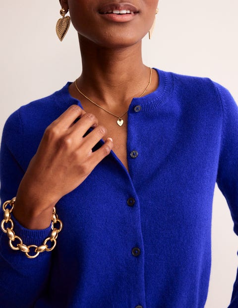 Boden cashmere cropped crew cardigan sale