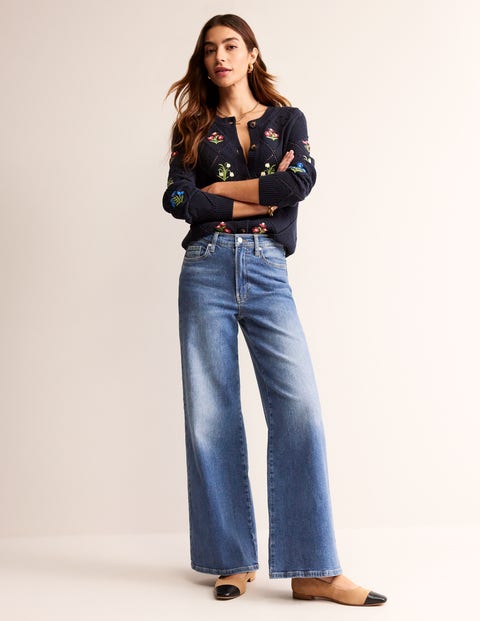Women's High-Waisted Jeans, High Rise Jeans
