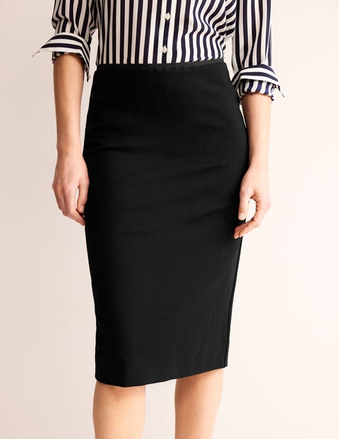 Hampshire Ponte Skirt - Black