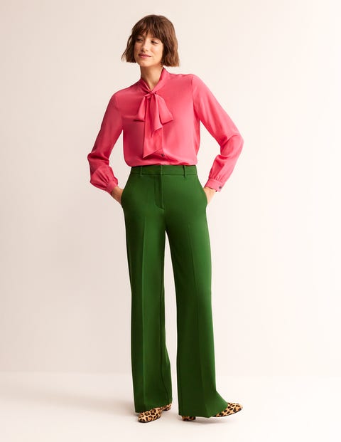 Westbourne Ponte Trouser Winter Green Women Boden, Winter Green