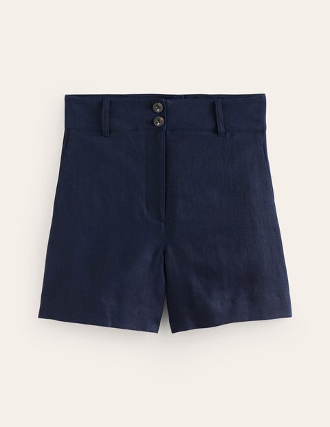 Westbourne Linen Shorts Blue Women Boden