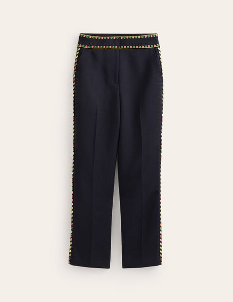 Jean Fille 2-8 Ans Peacolate - Broderie Cœur - Denim 100% - Taille Normale - Lavage Machine