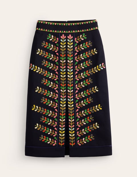 Embroidered Icon Skirt Blue Women Boden