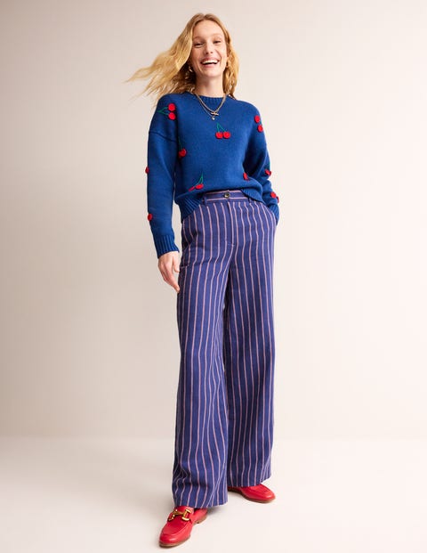 Tie Waist Belted Cigarette Trousers Striped Pants – sunifty-anthinhphatland.vn