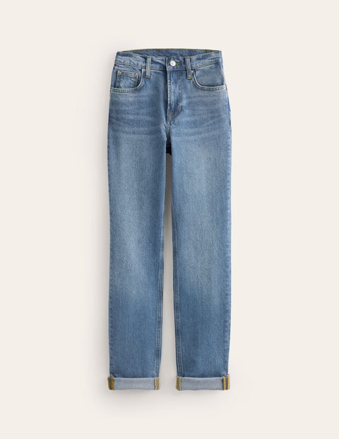 Girlfriend-Jeans Damen Boden